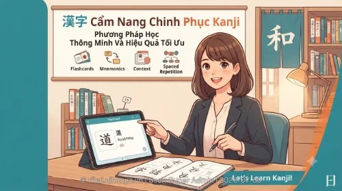 Cẩm nang chinh phục Kanji :  Phương pháp học thông minh và hiệu quả 