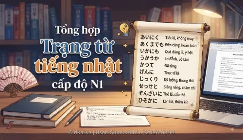 Tổng hợp trạng từ tiếng nhật cấp độ N1